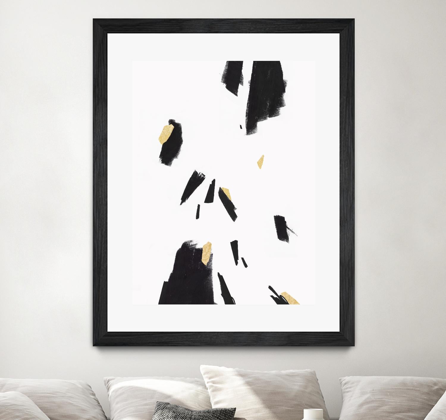 Falling II by PI Studio on GIANT ART - black abstract