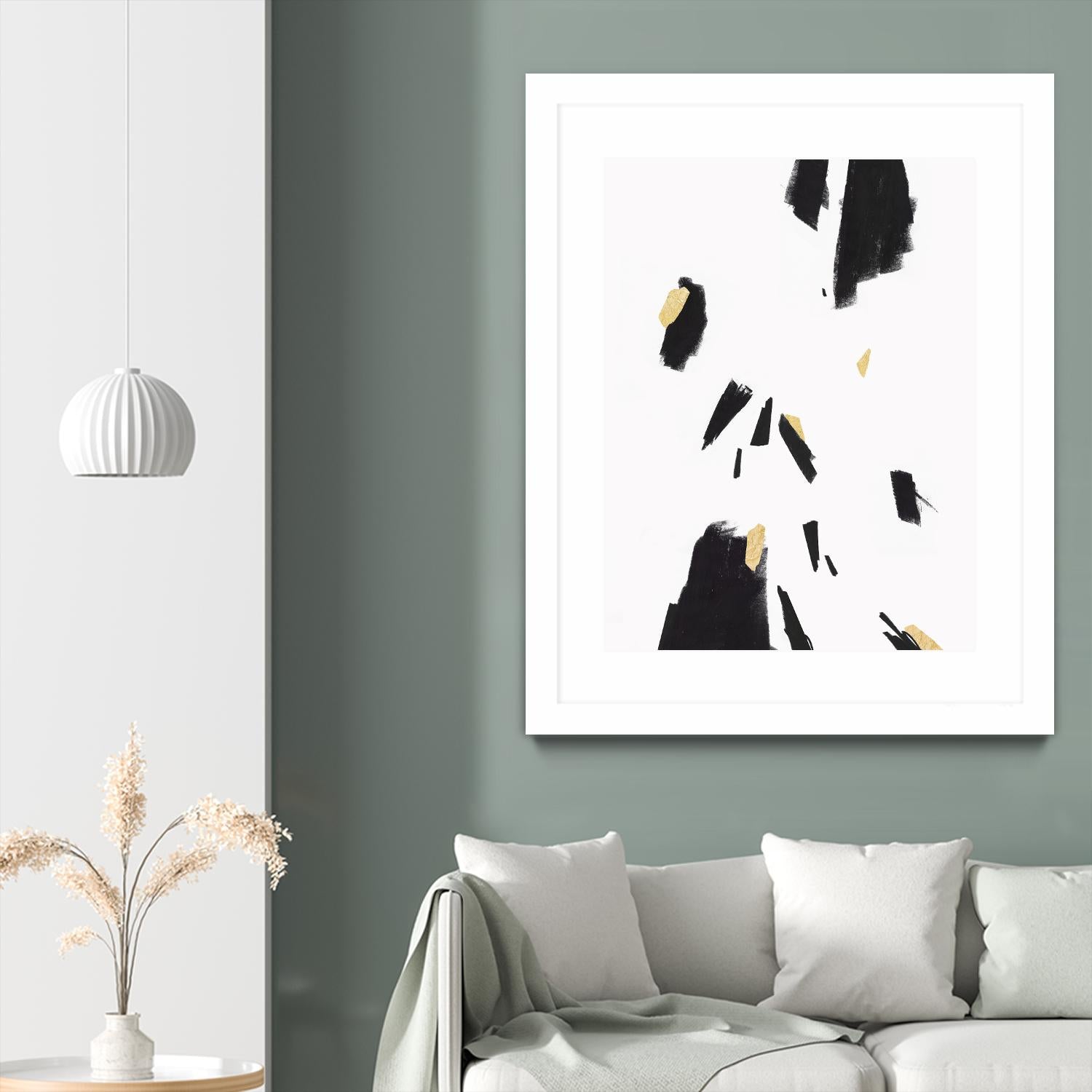 Falling II by PI Studio on GIANT ART - black abstract