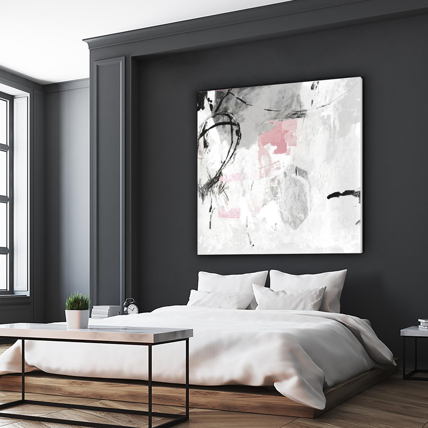 Gray Pink I by PI Studio on GIANT ART - white abstract