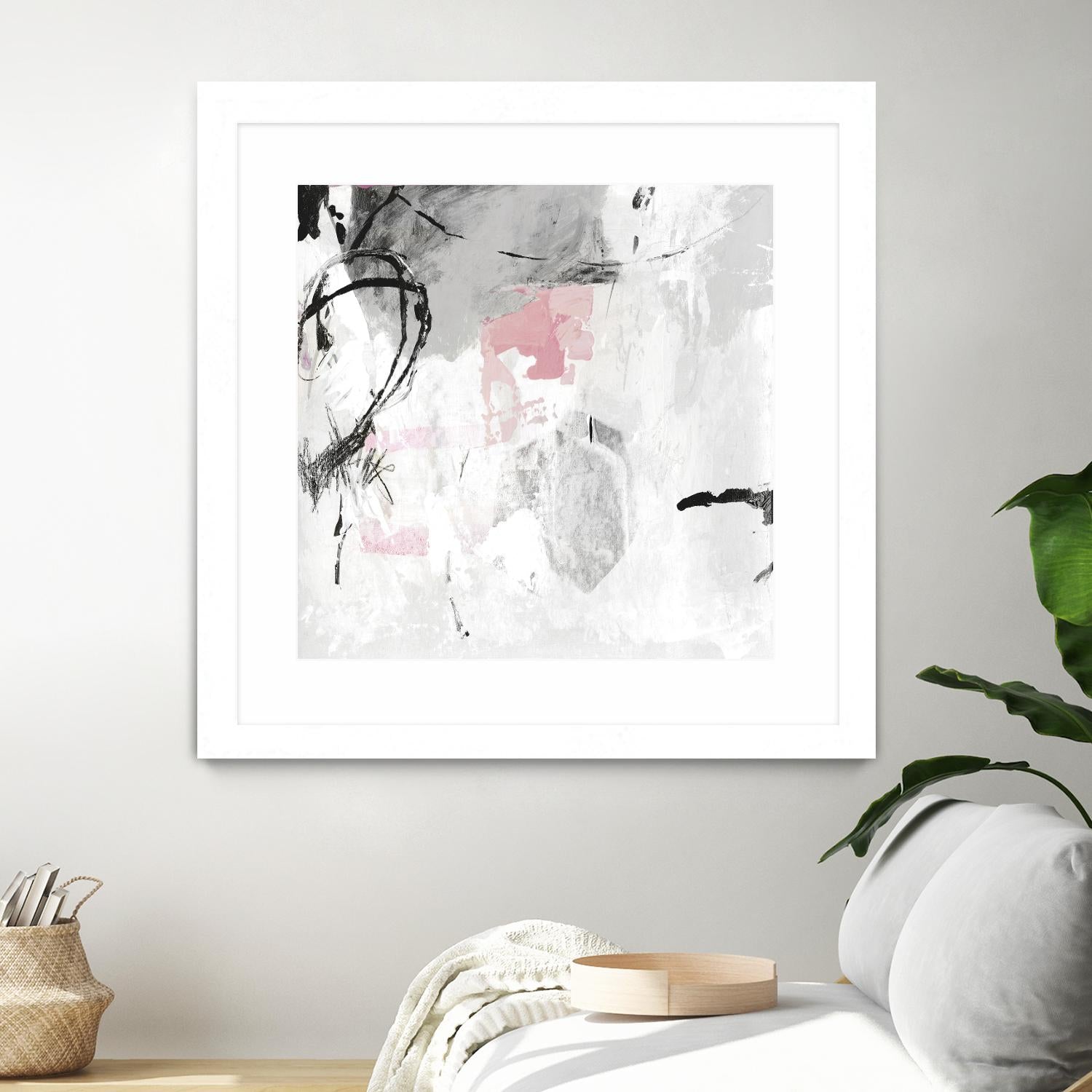 Gray Pink I by PI Studio on GIANT ART - white abstract