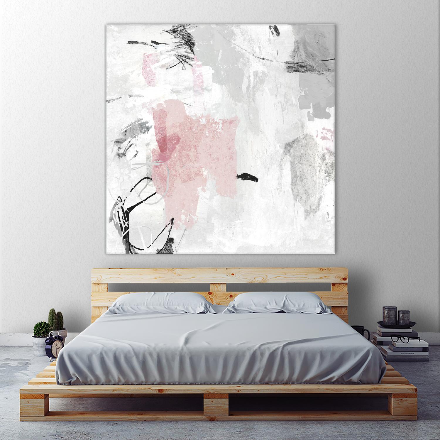 Gray Pink II by PI Studio on GIANT ART - pink abstract
