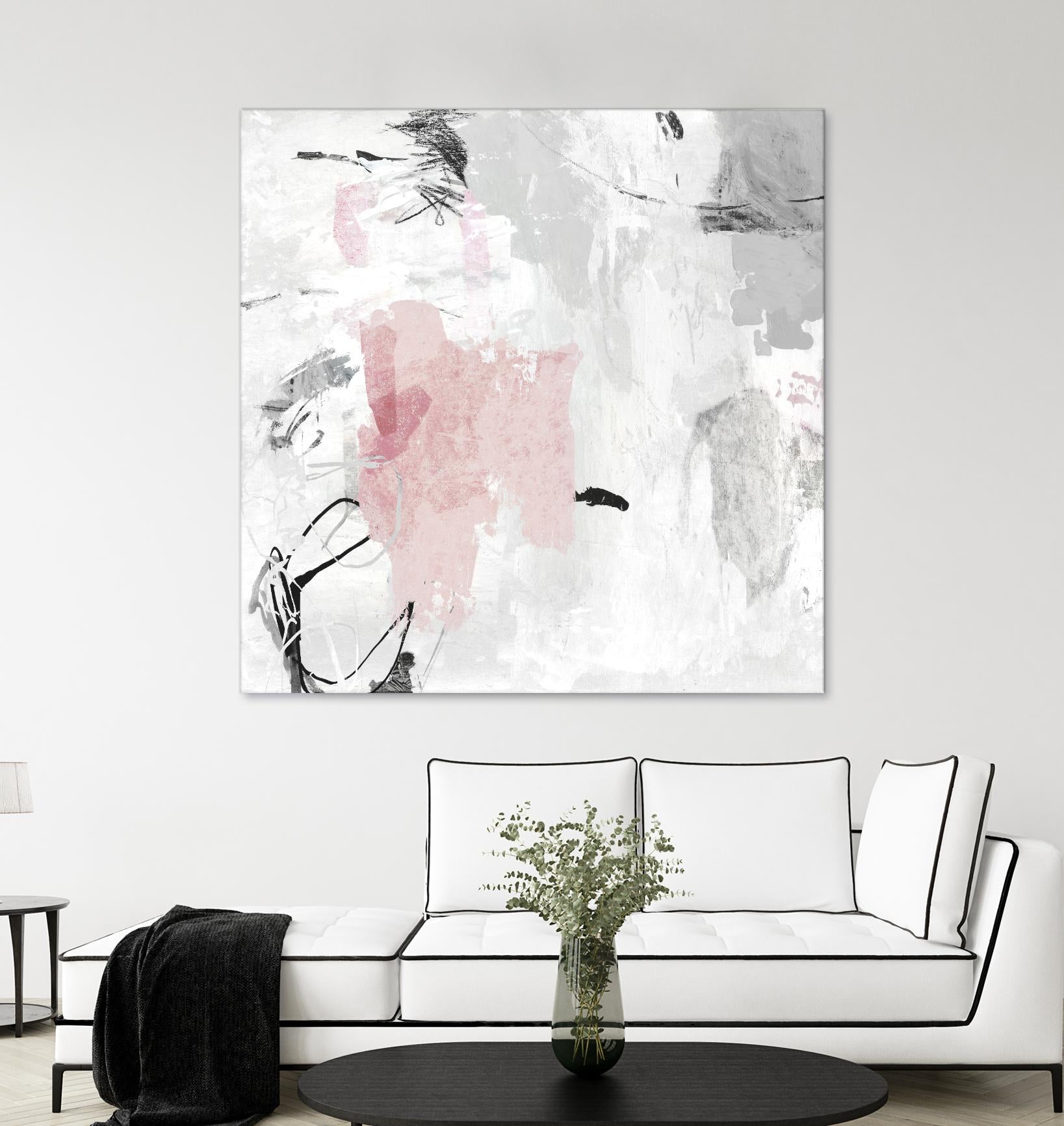 Gray Pink II by PI Studio on GIANT ART - pink abstract
