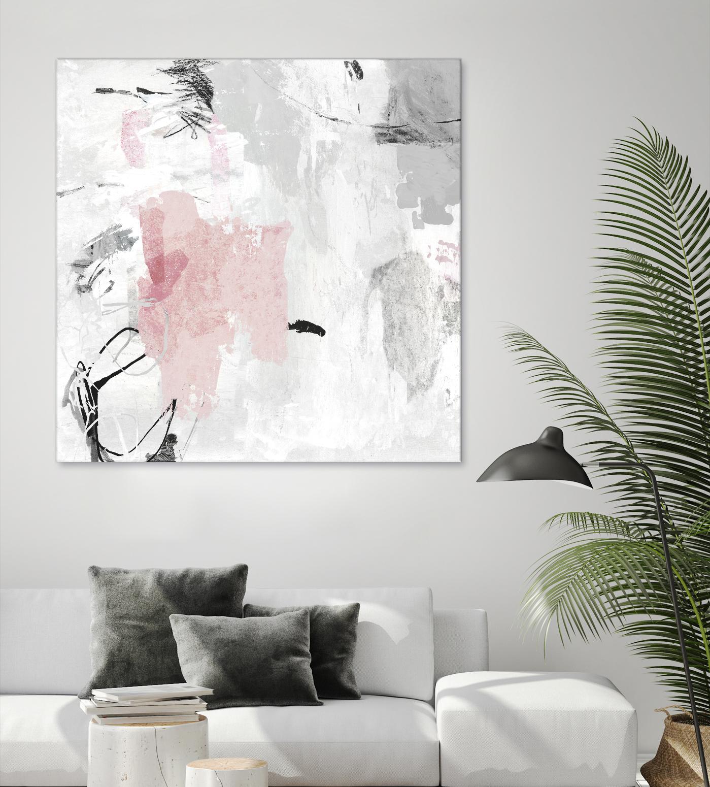 Gray Pink II by PI Studio on GIANT ART - pink abstract