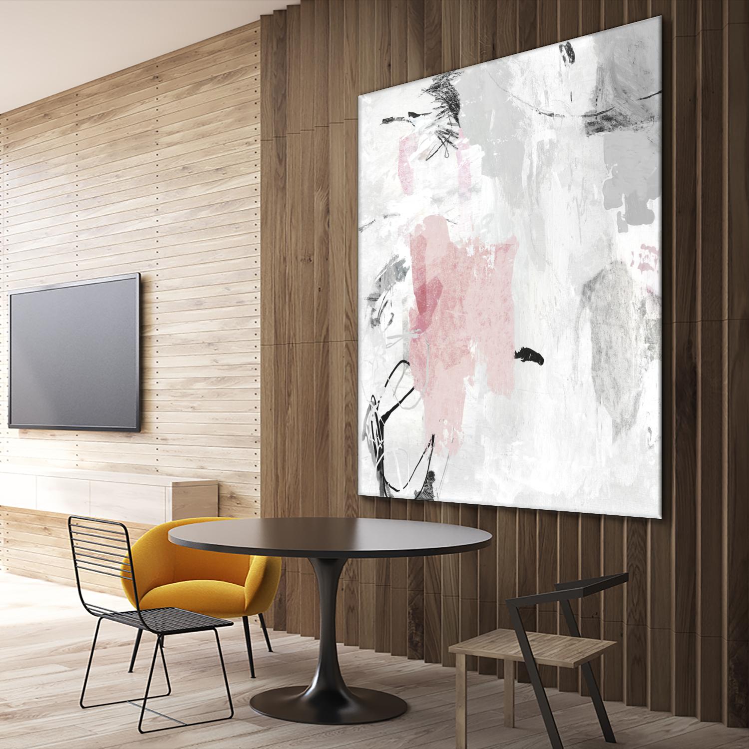 Gray Pink II by PI Studio on GIANT ART - pink abstract