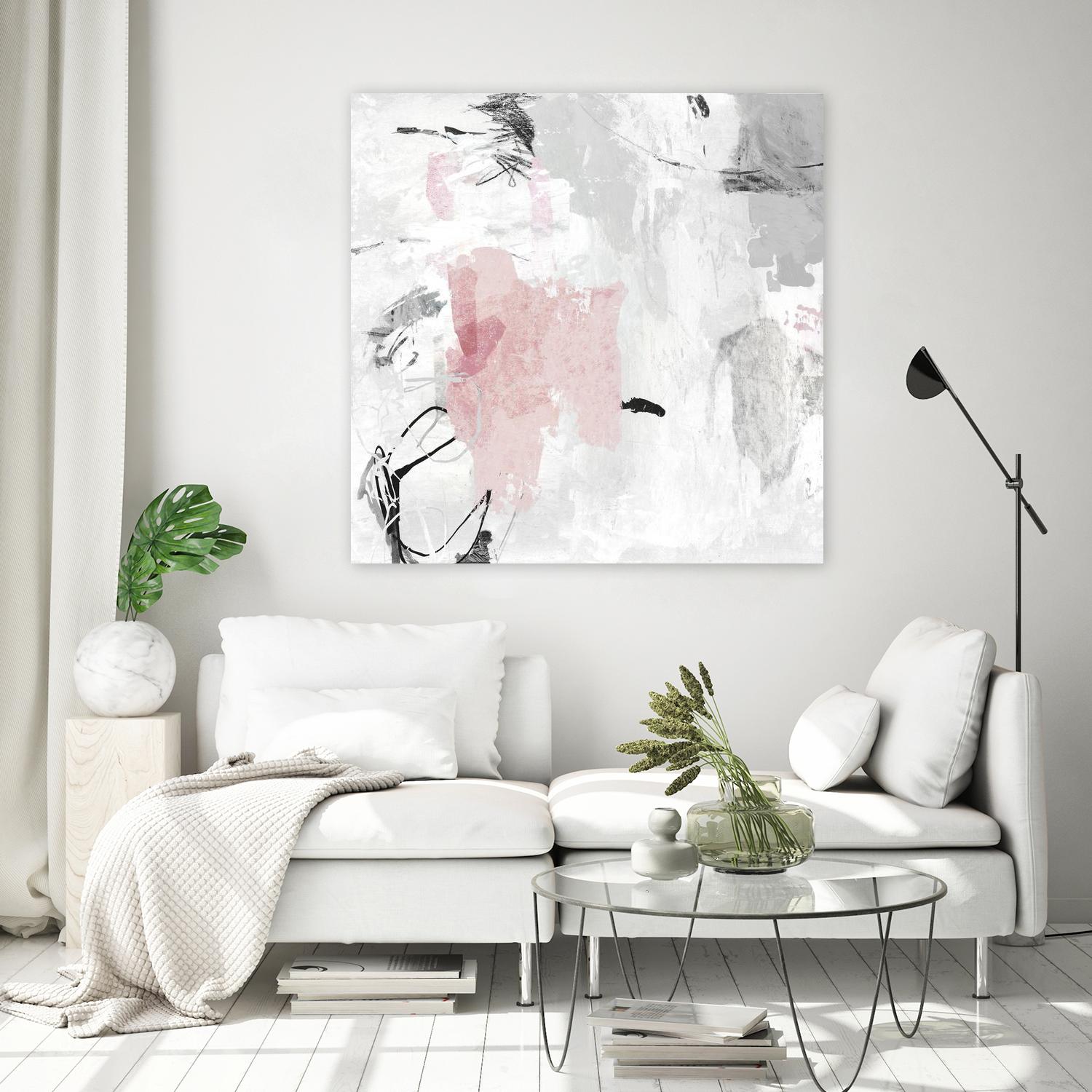 Gray Pink II by PI Studio on GIANT ART - pink abstract