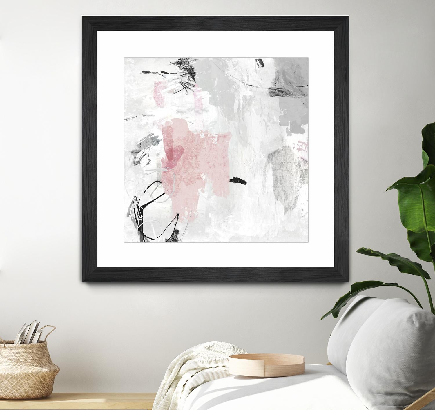 Gray Pink II by PI Studio on GIANT ART - pink abstract