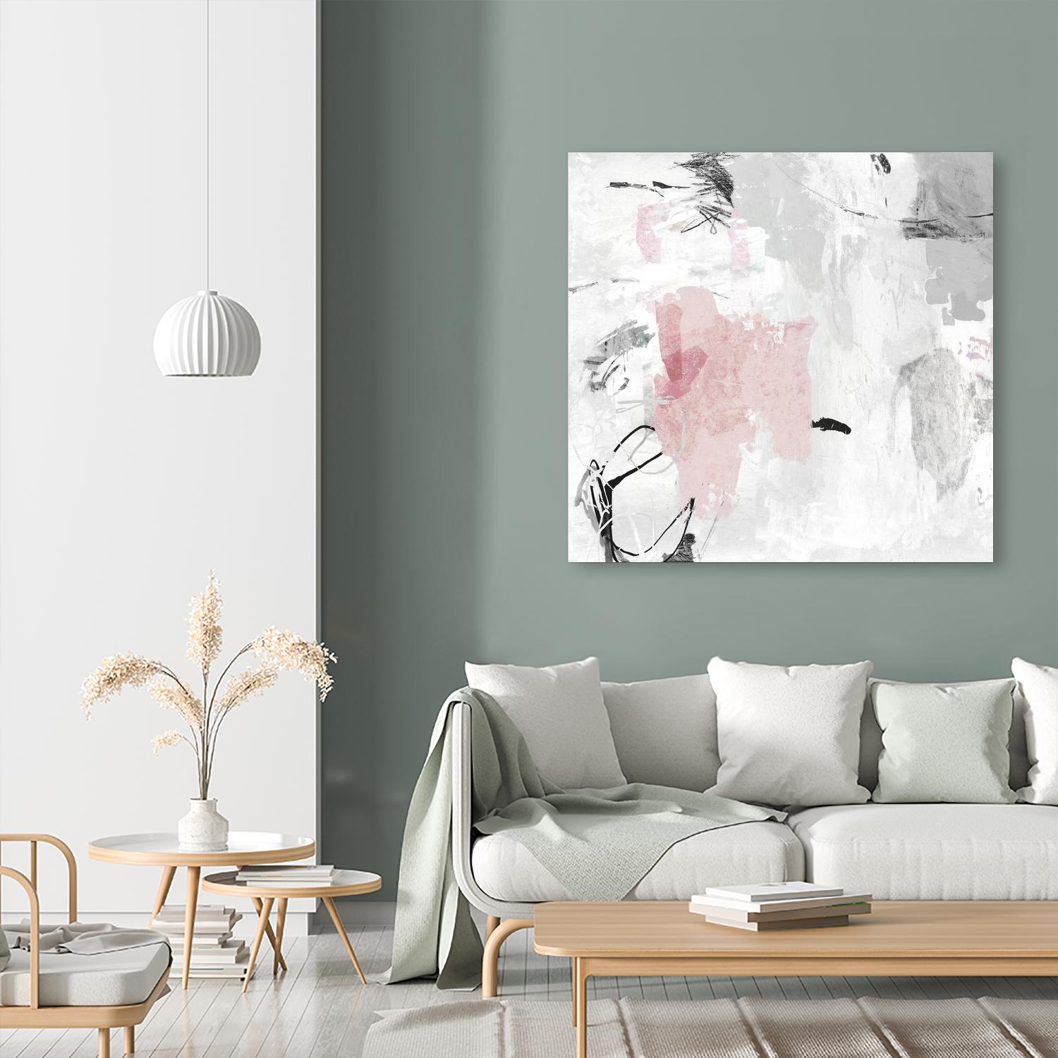 Gray Pink II by PI Studio on GIANT ART - pink abstract