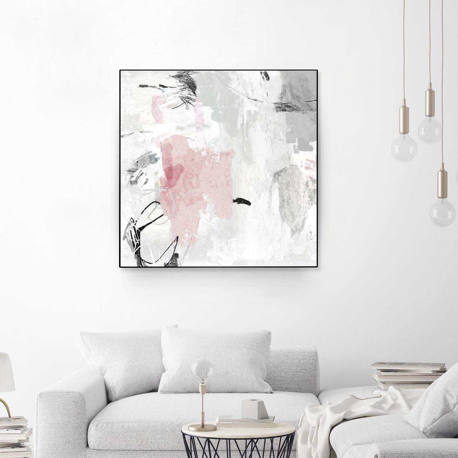 Gray Pink II by PI Studio on GIANT ART - pink abstract
