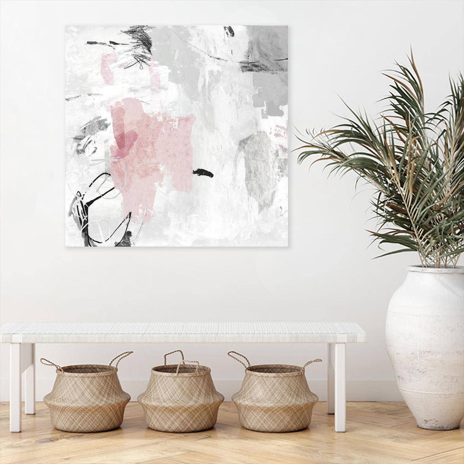 Gray Pink II by PI Studio on GIANT ART - pink abstract