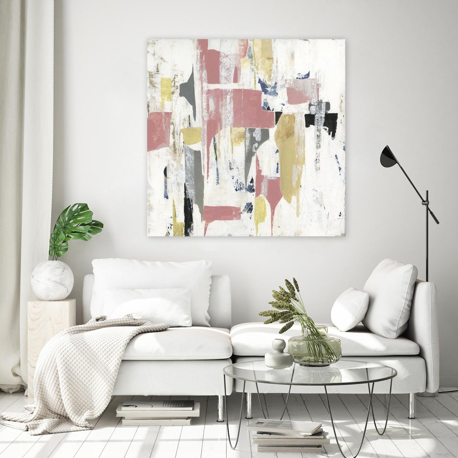 Mid Century by PI Studio on GIANT ART - yellow abstract