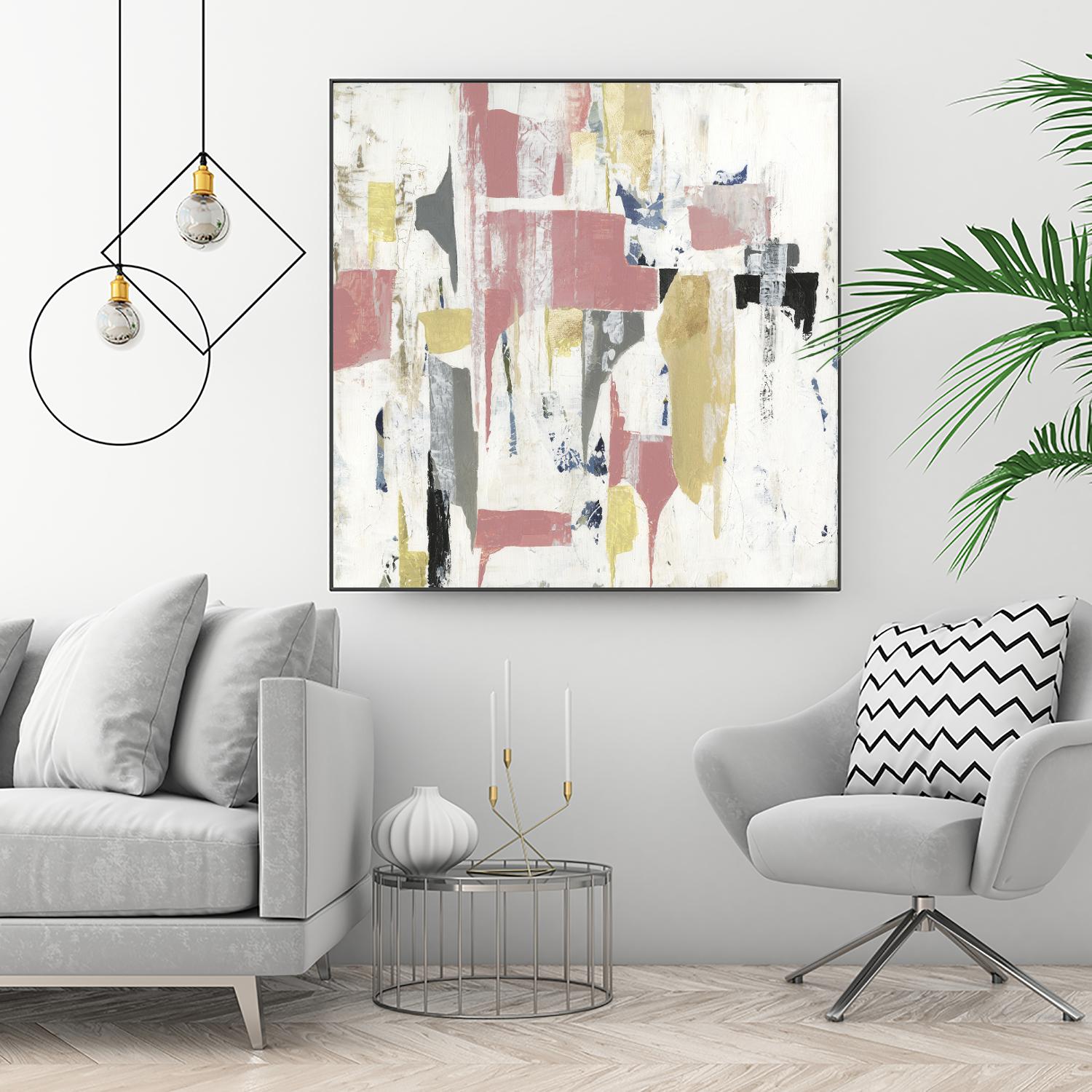 Mid Century by PI Studio on GIANT ART - yellow abstract