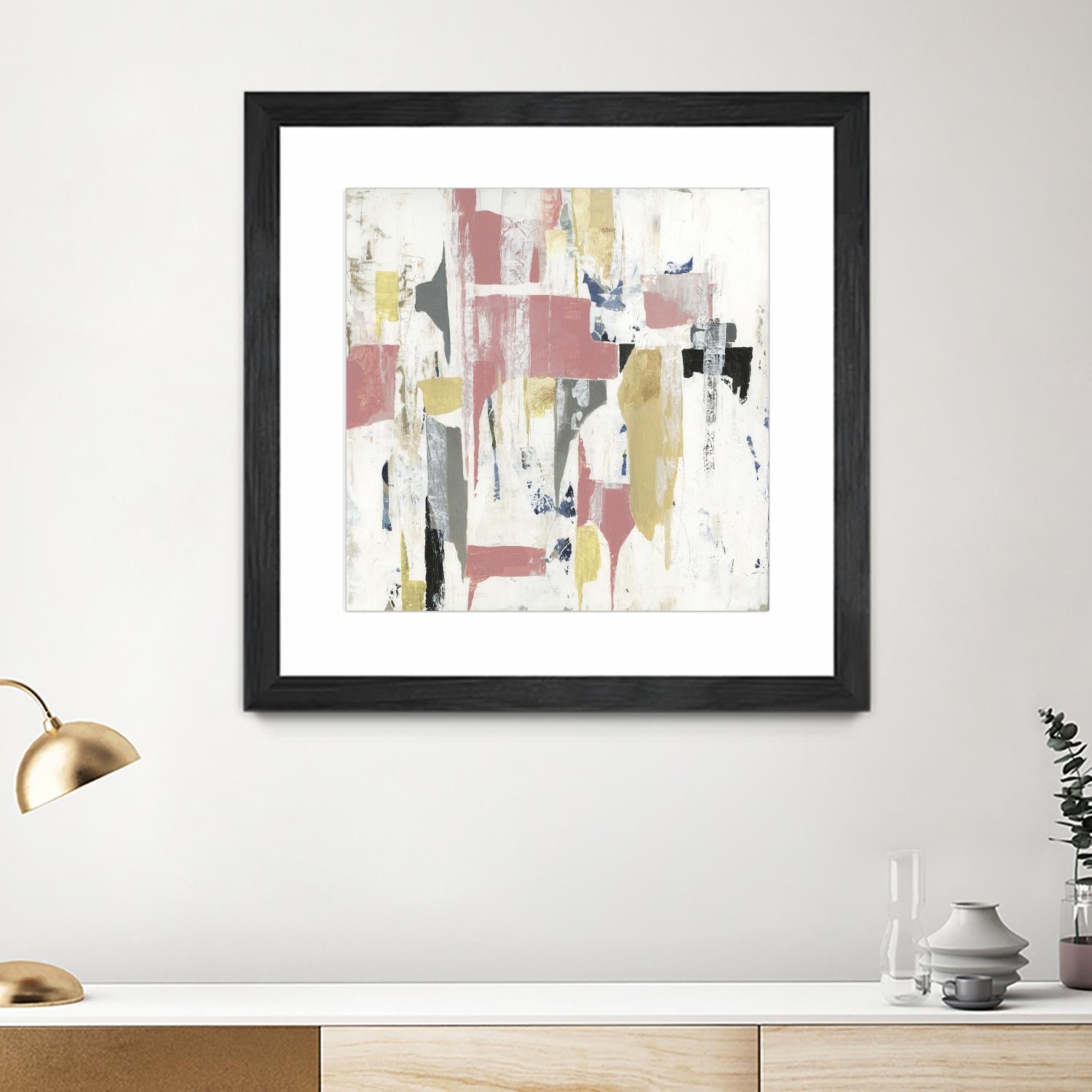 Mid Century by PI Studio on GIANT ART - yellow abstract