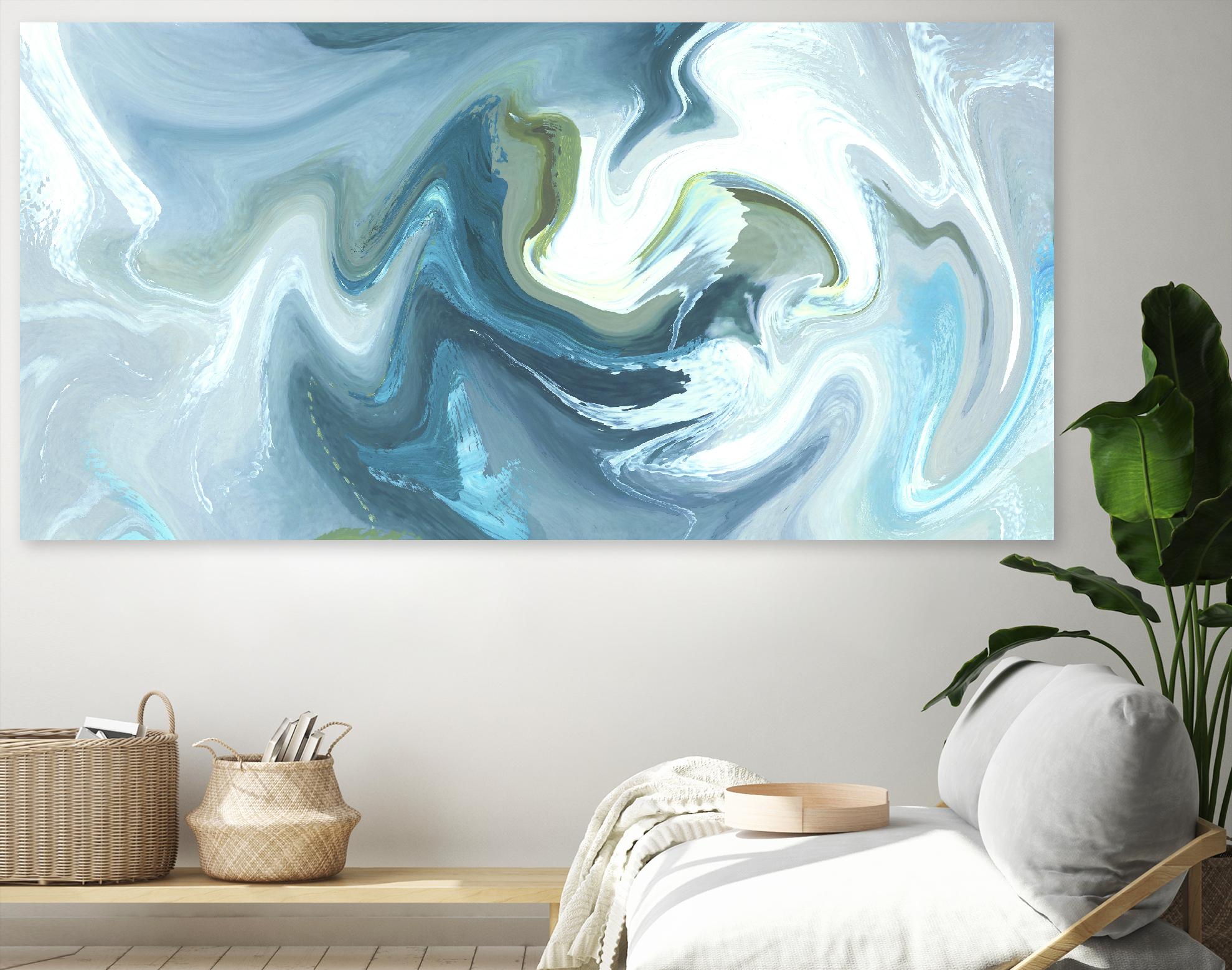 Blue Lake by PI Studio on GIANT ART - blue abstract