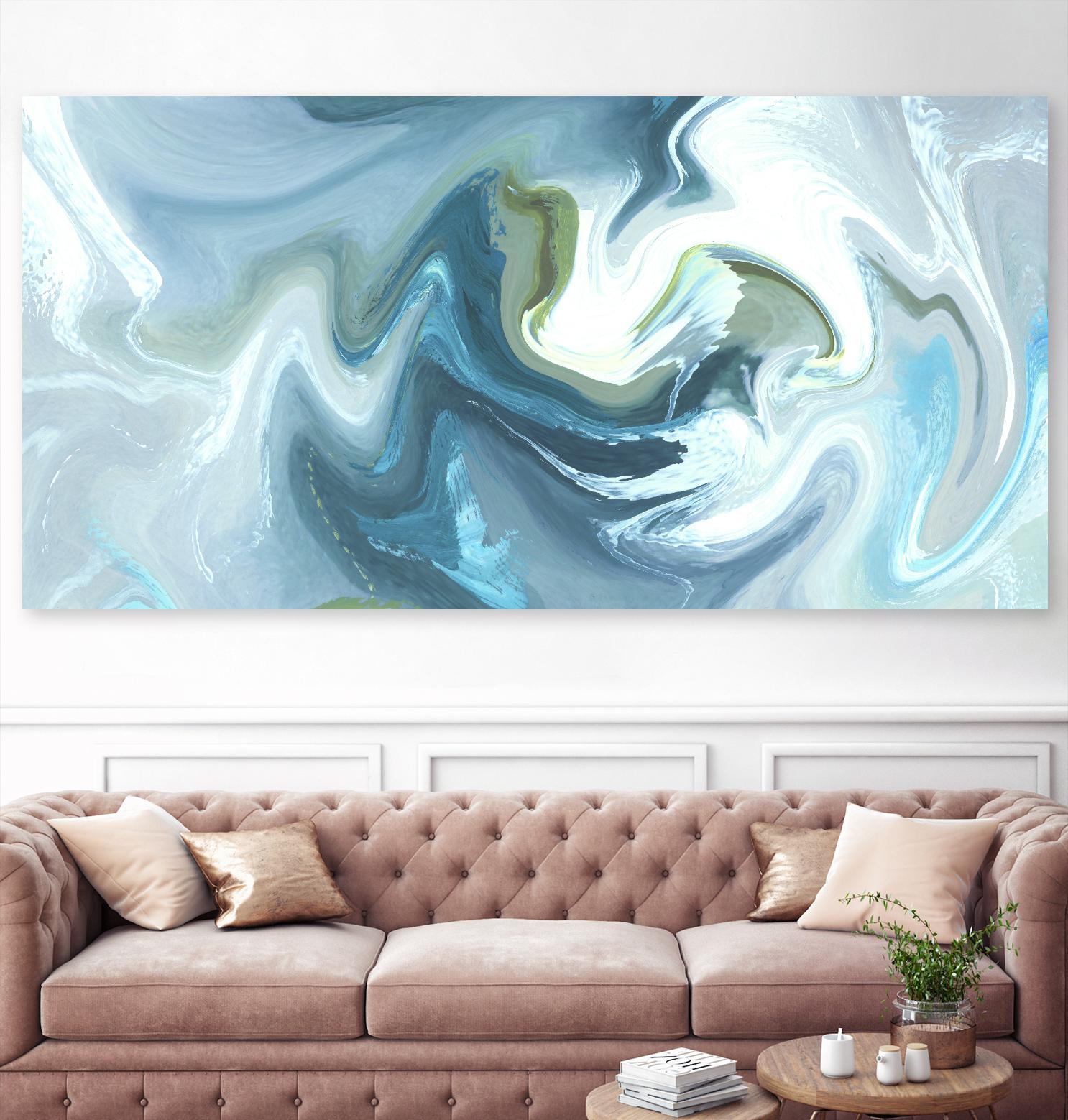 Blue Lake by PI Studio on GIANT ART - blue abstract
