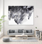 Black Drip by PI Studio on GIANT ART - white abstract