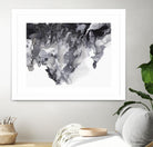 Black Drip by PI Studio on GIANT ART - white abstract