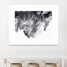Black Drip by PI Studio on GIANT ART - white abstract