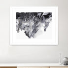 Black Drip by PI Studio on GIANT ART - white abstract
