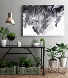 Black Drip by PI Studio on GIANT ART - white abstract