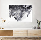 Black Drip by PI Studio on GIANT ART - white abstract