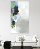 Touch of Blue II by PI Studio on GIANT ART - green abstract