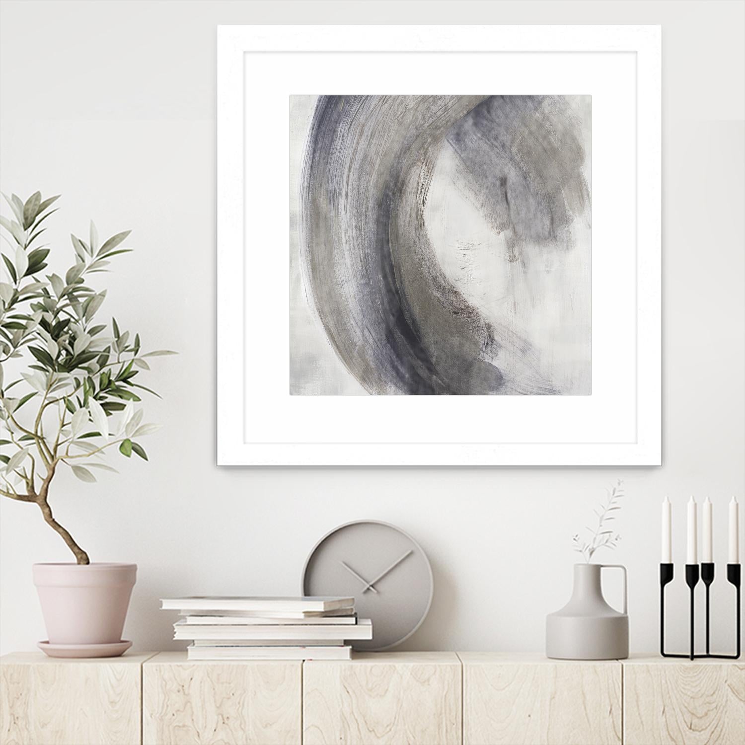 Once Long Ago by PI Studio on GIANT ART - white abstract