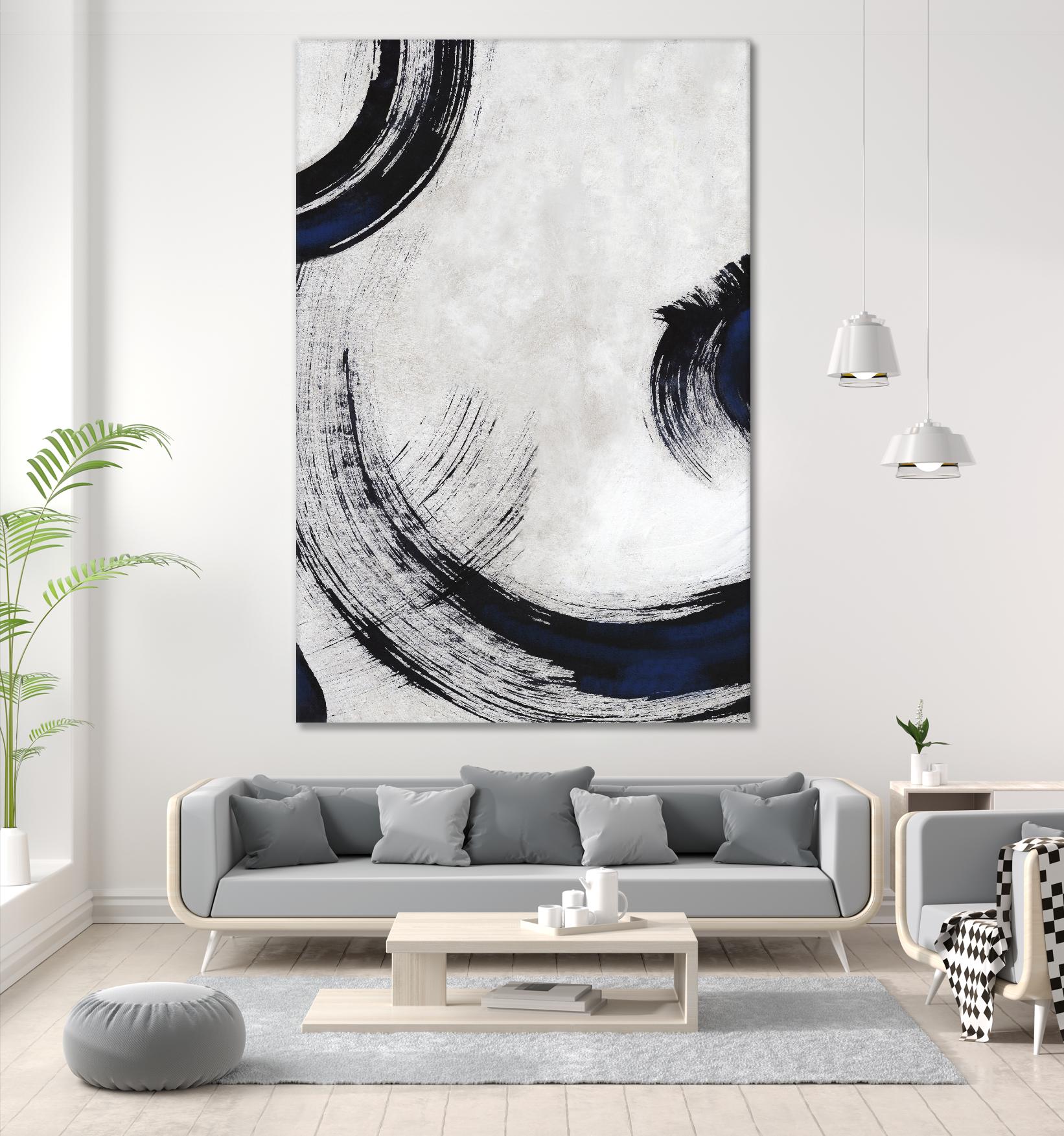 Stroke III by PI Studio on GIANT ART - grey abstract