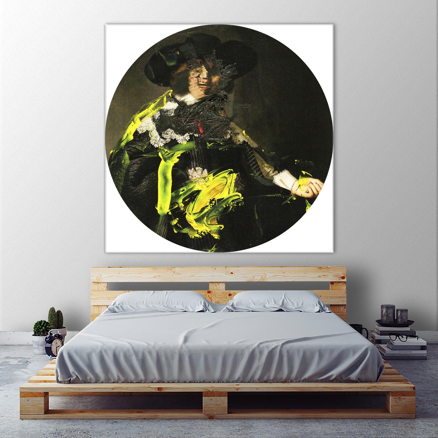 Yellow Vanguard I by PI Studio on GIANT ART - brown contemporary