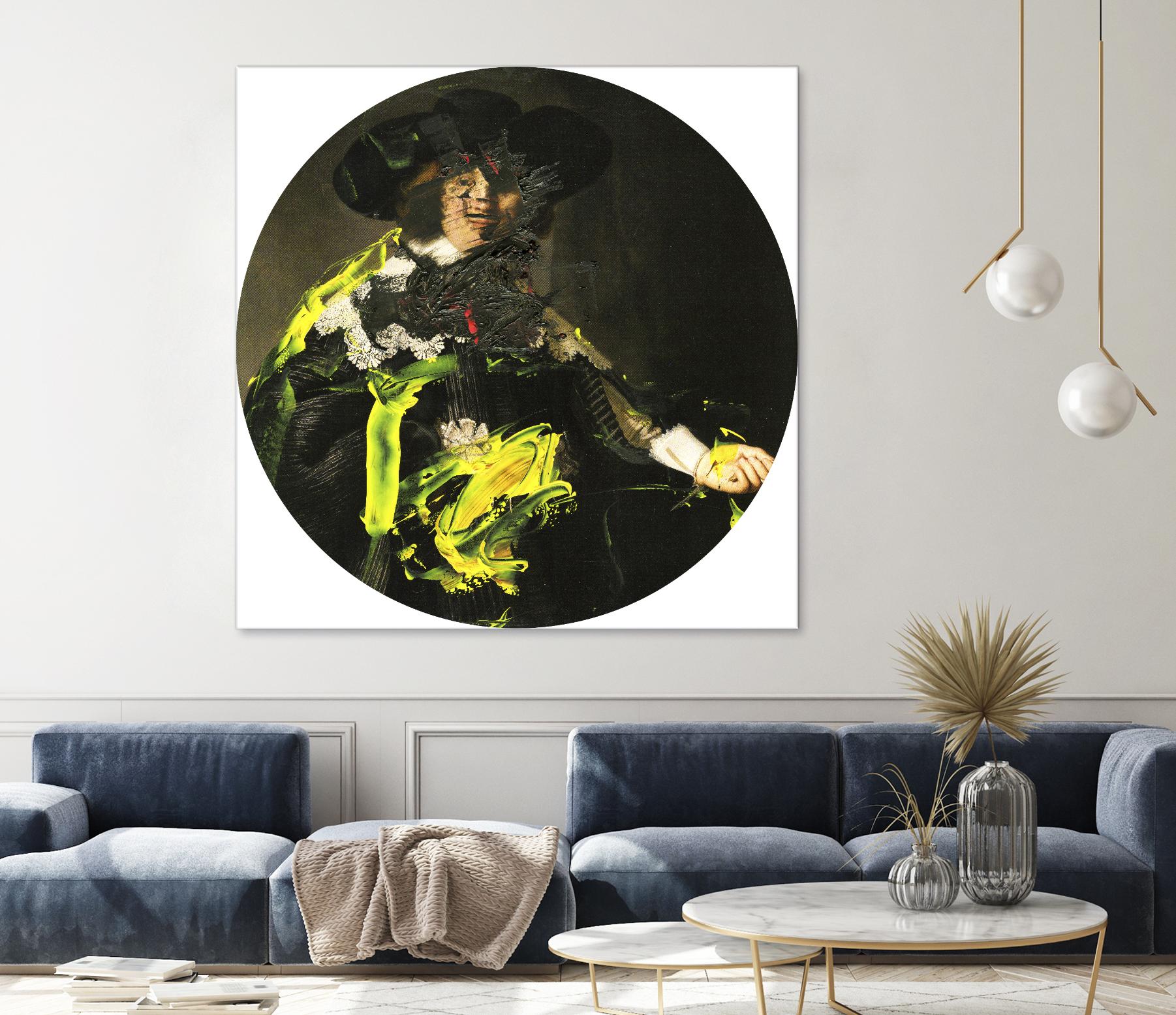 Yellow Vanguard I by PI Studio on GIANT ART - brown contemporary