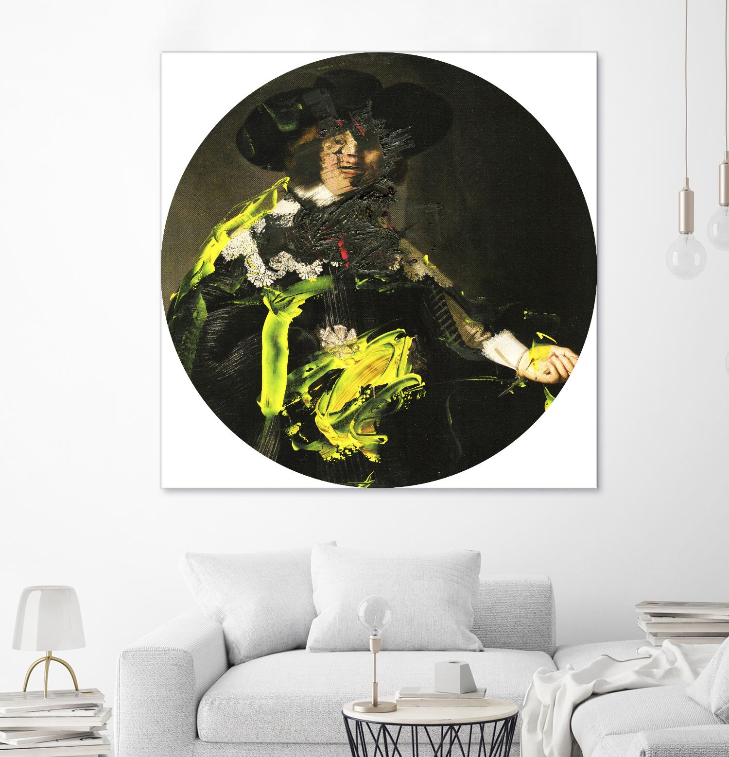 Yellow Vanguard I by PI Studio on GIANT ART - brown contemporary