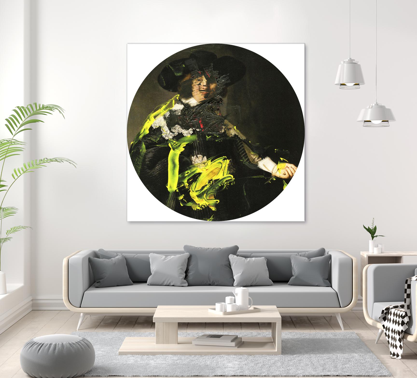 Yellow Vanguard I by PI Studio on GIANT ART - brown contemporary