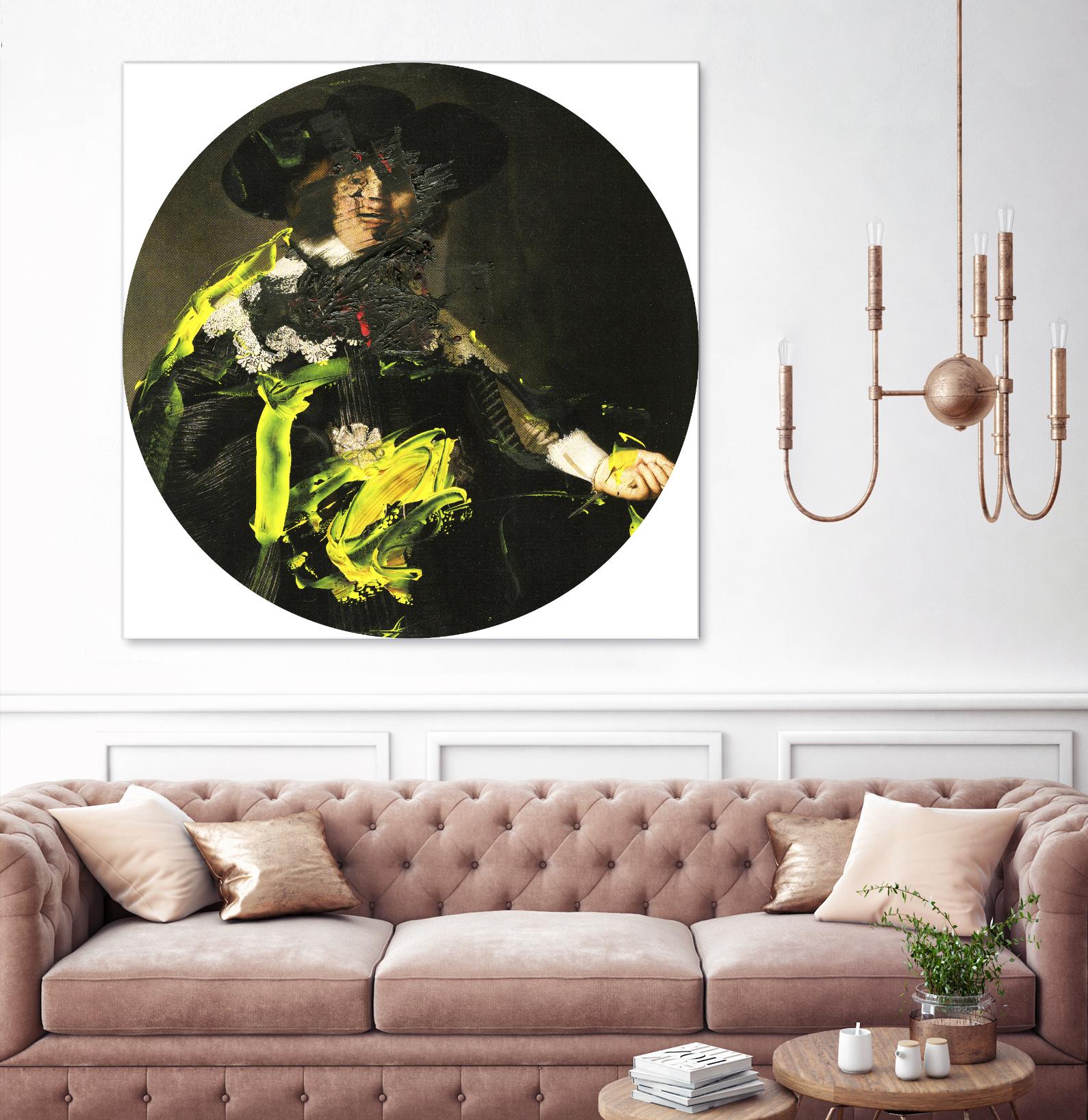 Yellow Vanguard I by PI Studio on GIANT ART - brown contemporary