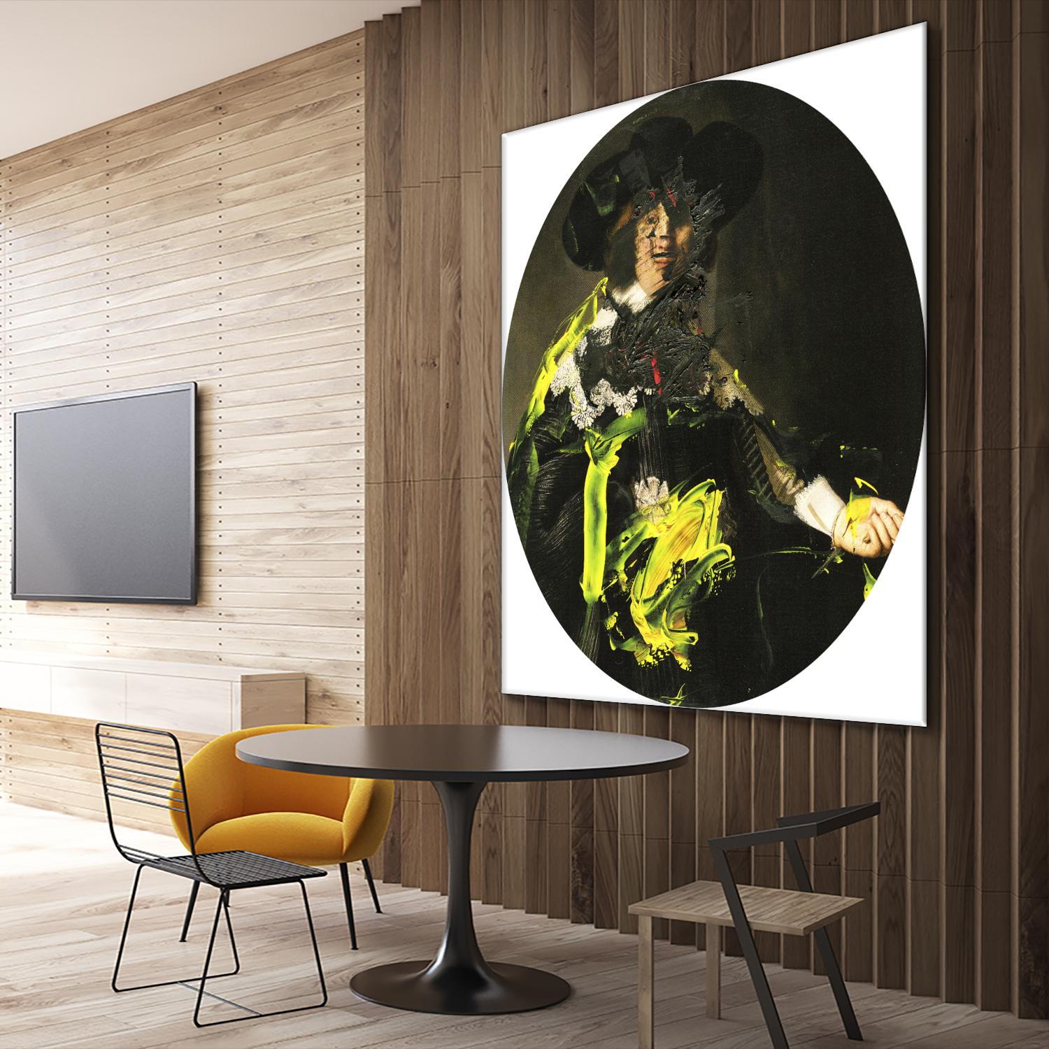 Yellow Vanguard I by PI Studio on GIANT ART - brown contemporary