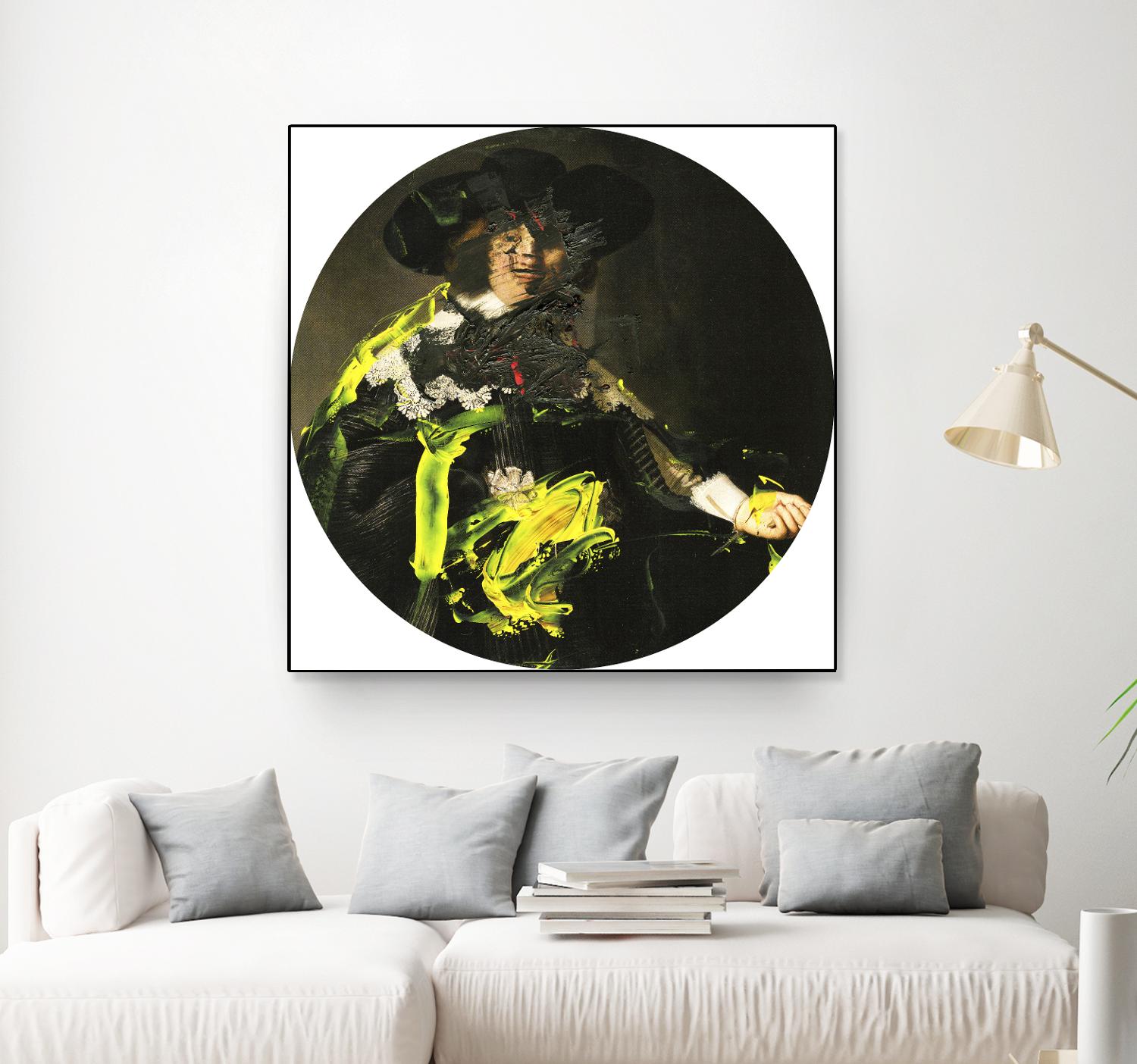 Yellow Vanguard I by PI Studio on GIANT ART - brown contemporary