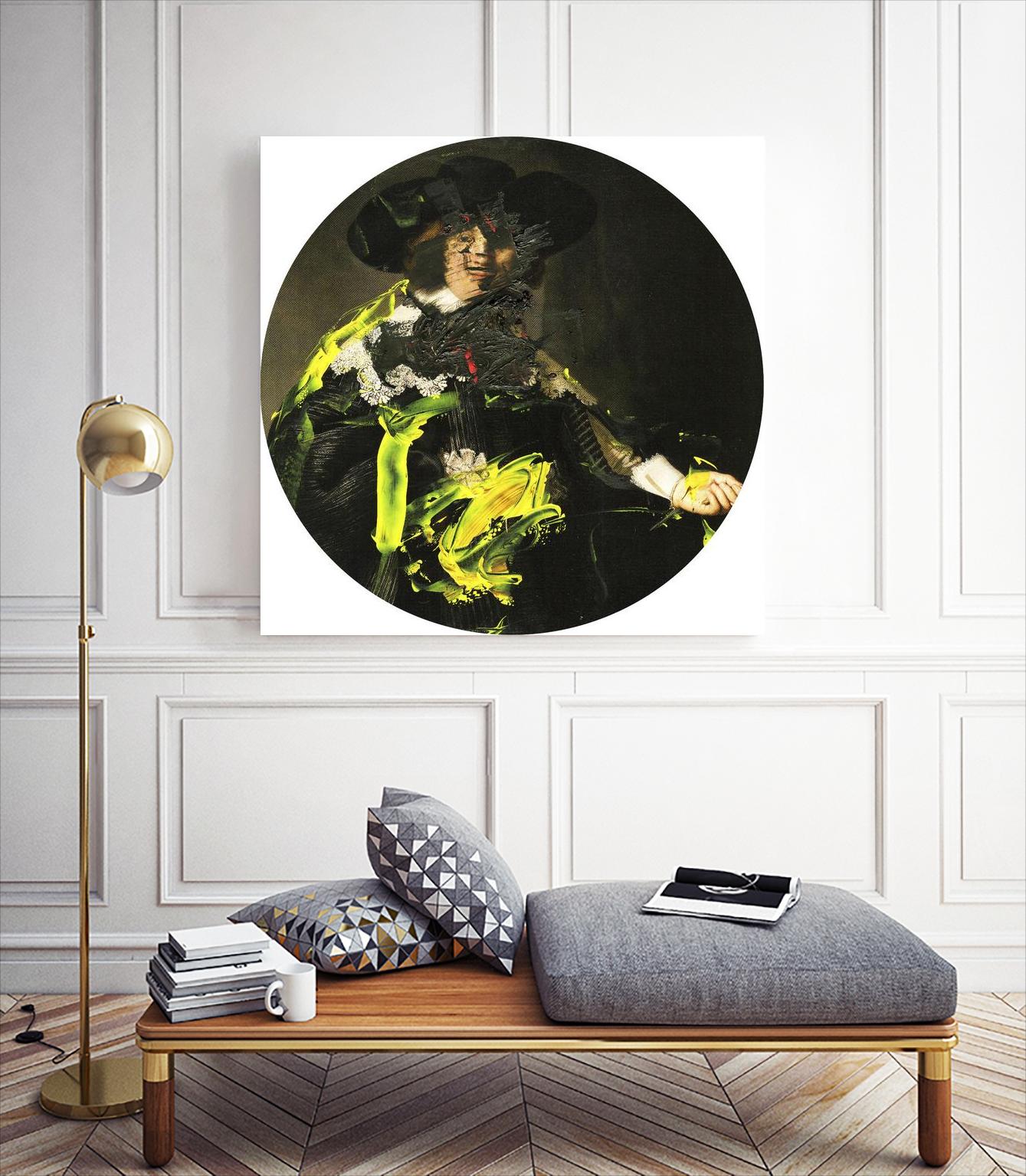 Yellow Vanguard I by PI Studio on GIANT ART - brown contemporary