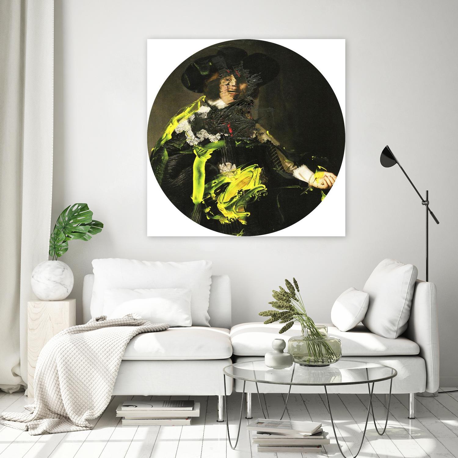 Yellow Vanguard I by PI Studio on GIANT ART - brown contemporary