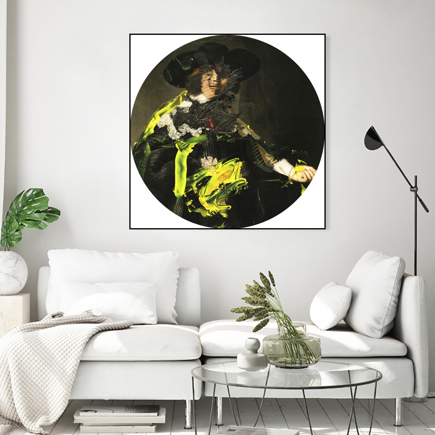 Yellow Vanguard I by PI Studio on GIANT ART - brown contemporary