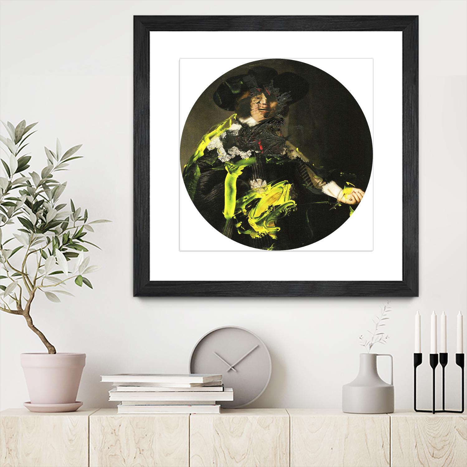 Yellow Vanguard I by PI Studio on GIANT ART - brown contemporary