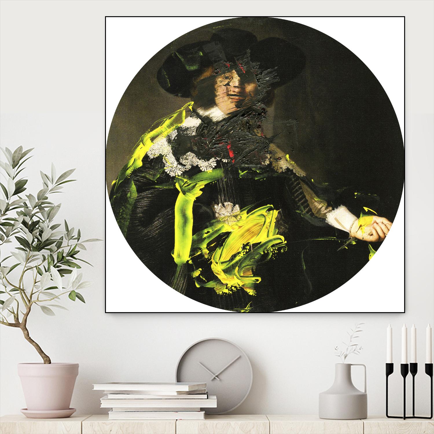 Yellow Vanguard I by PI Studio on GIANT ART - brown contemporary