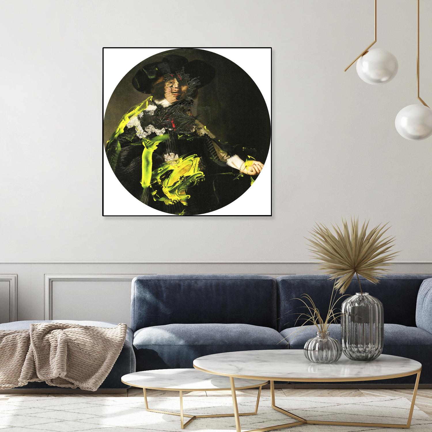 Yellow Vanguard I by PI Studio on GIANT ART - brown contemporary