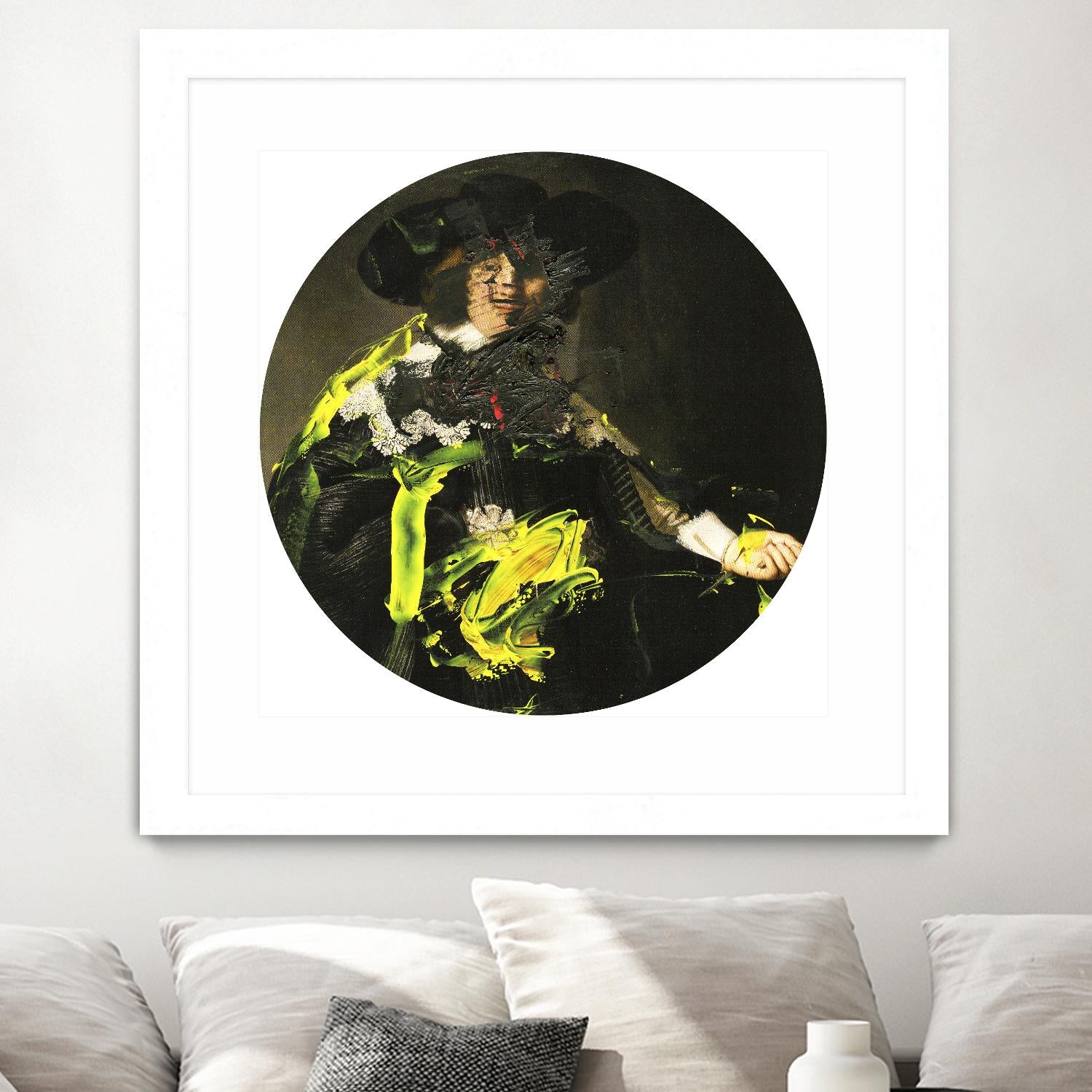 Yellow Vanguard I by PI Studio on GIANT ART - brown contemporary