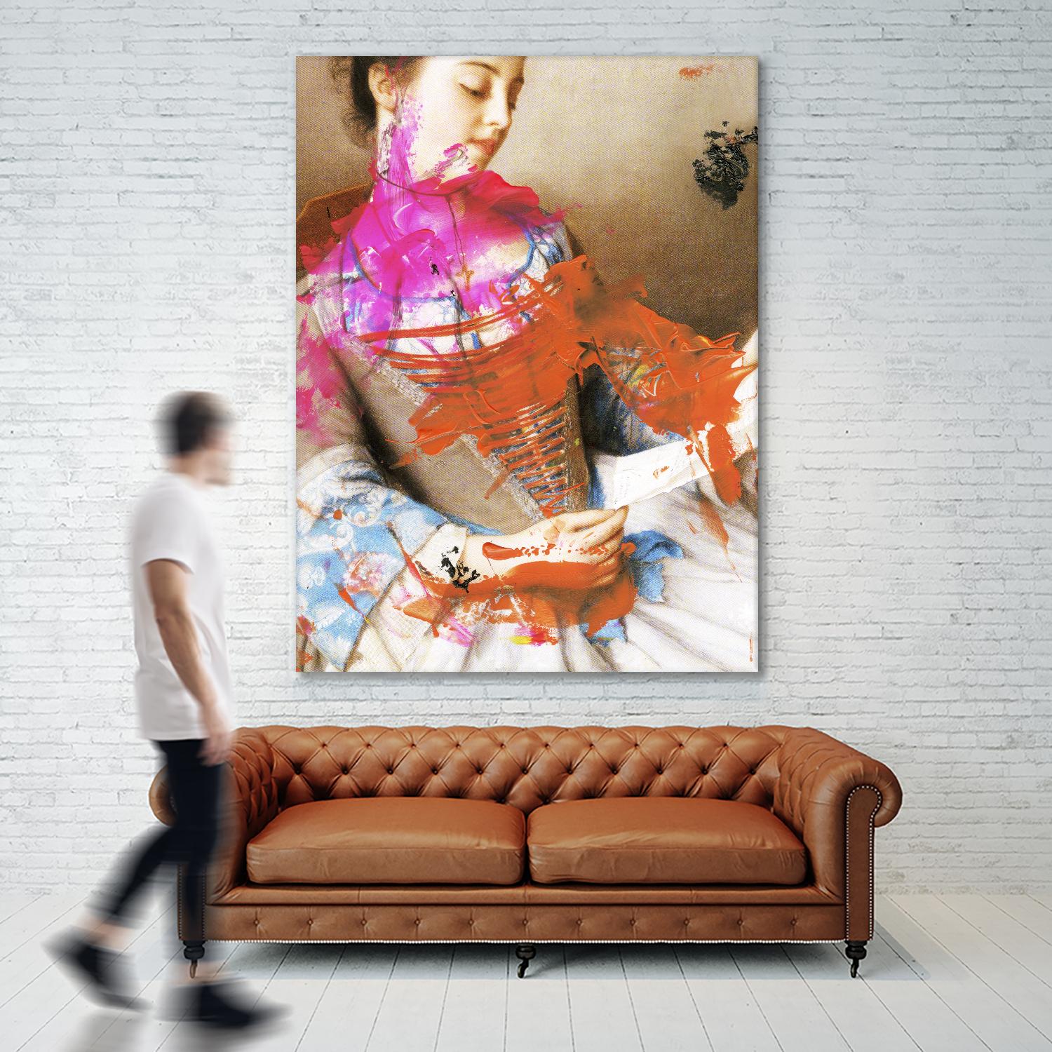 Instructions for Disbelief II by PI Studio on GIANT ART - orange contemporary