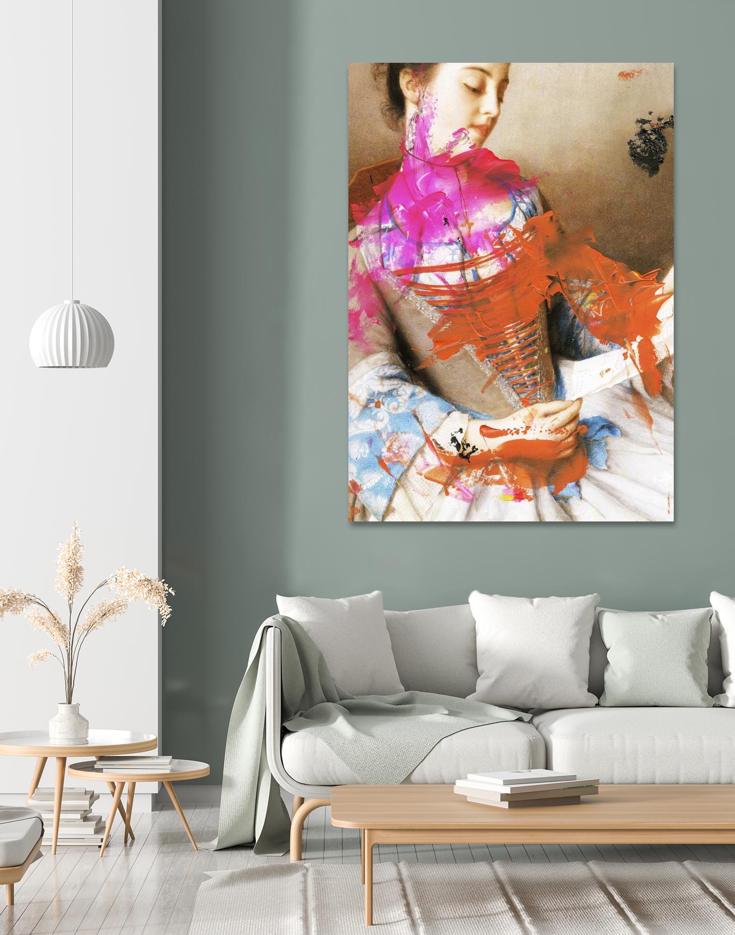 Instructions for Disbelief II by PI Studio on GIANT ART - orange contemporary