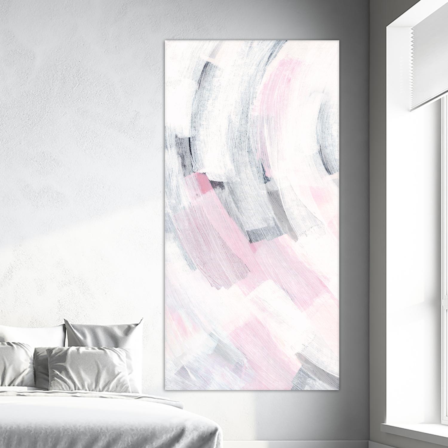 Neutral Breeze I by PI Studio on GIANT ART - pink abstract