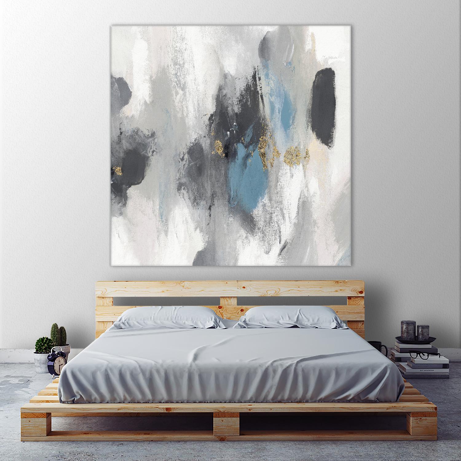 Gray Days I by PI Studio on GIANT ART - white abstract