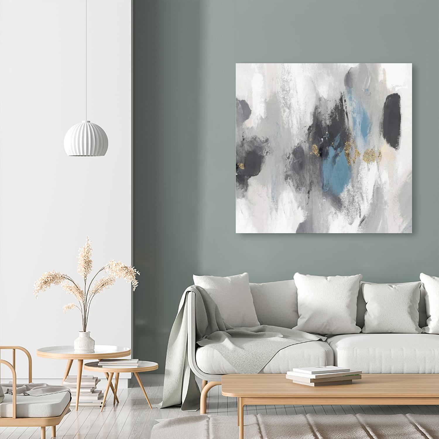 Gray Days I by PI Studio on GIANT ART - white abstract