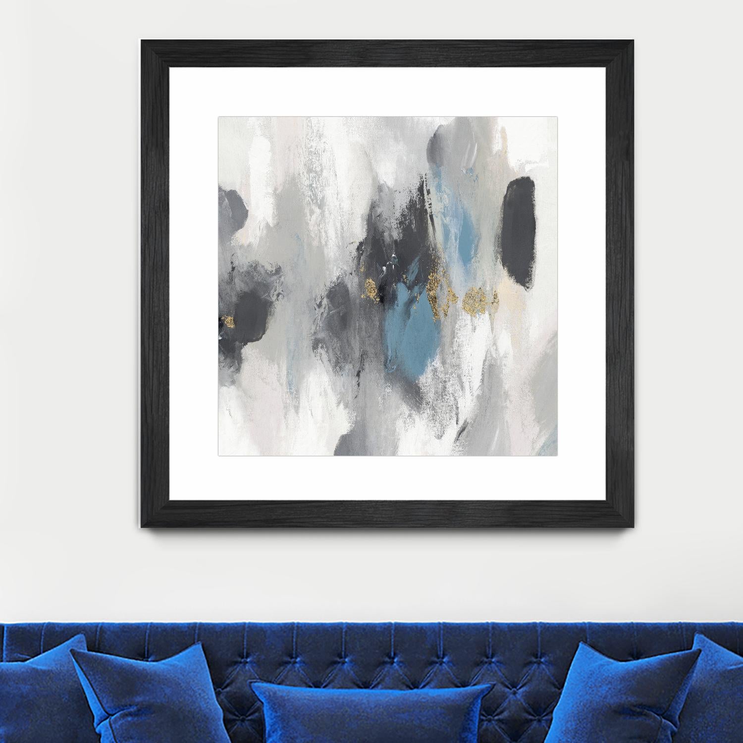 Gray Days I by PI Studio on GIANT ART - white abstract