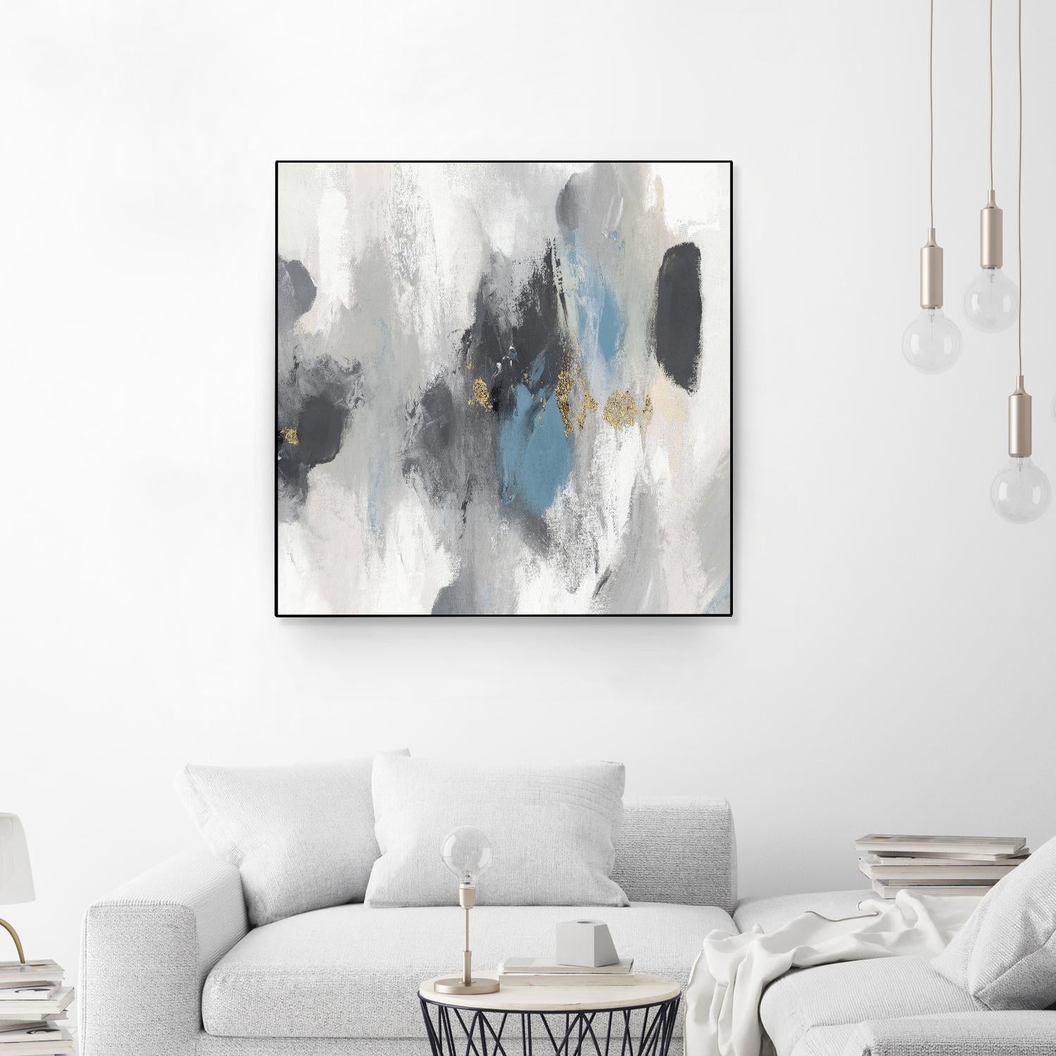 Gray Days I by PI Studio on GIANT ART - white abstract
