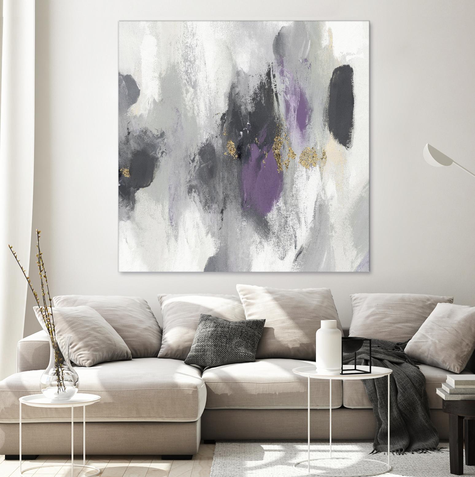 Gray Days I by PI Studio on GIANT ART - white abstract