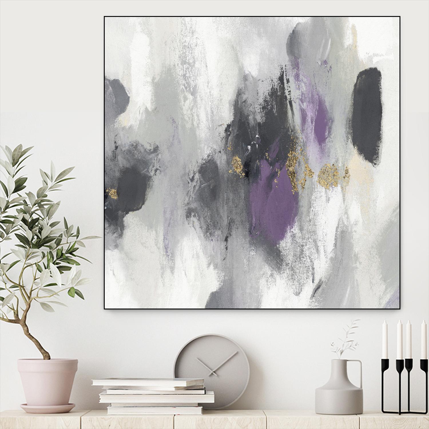 Gray Days I by PI Studio on GIANT ART - white abstract